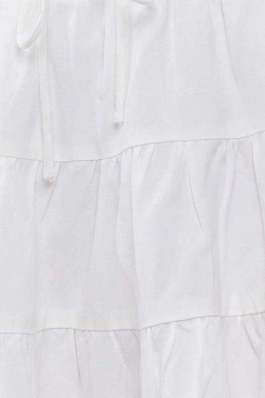 Le Lis - Smocked Waist Flare Skirt