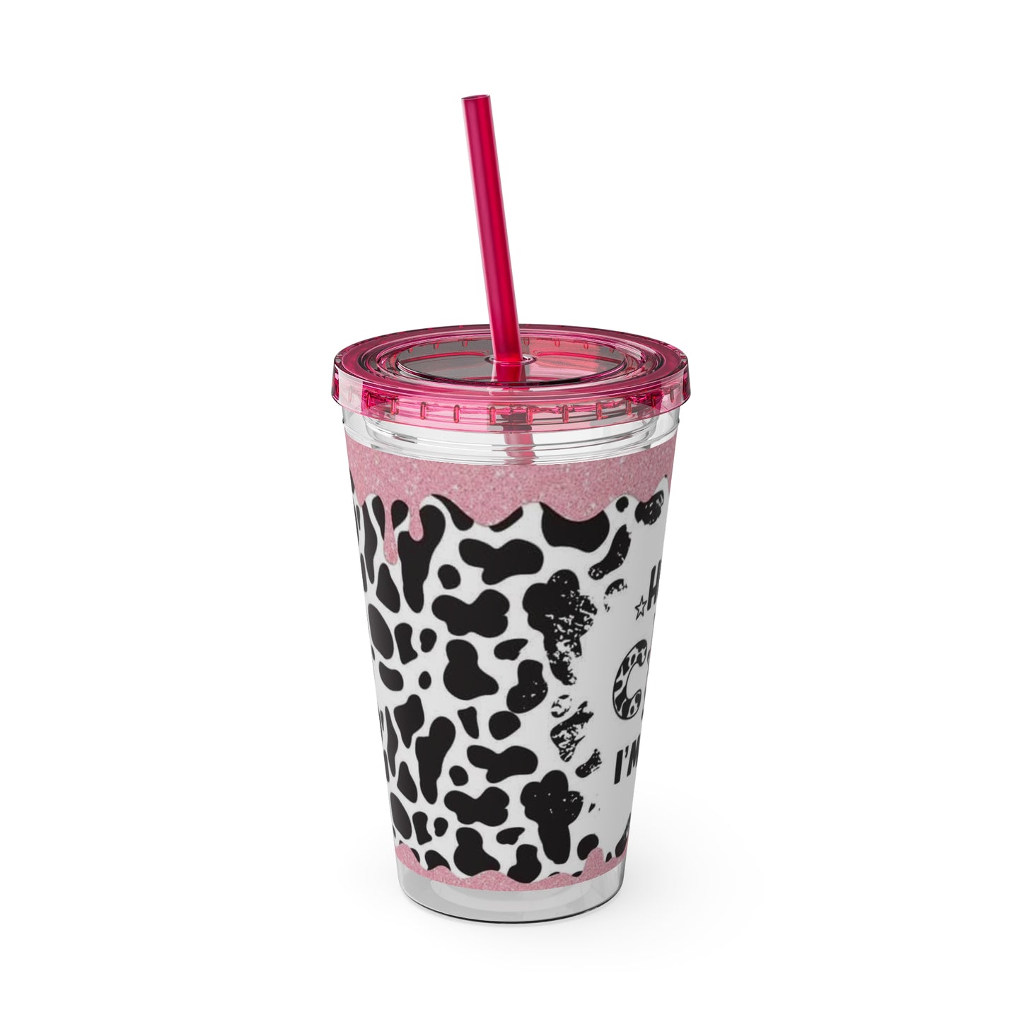 Kids Holy Cow Sunsplash Tumbler with Straw, 16oz