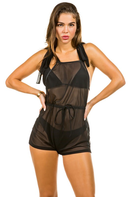 Mermaid Swimwear - Two Piece Swimsuit With Jumpsuit Cover-up