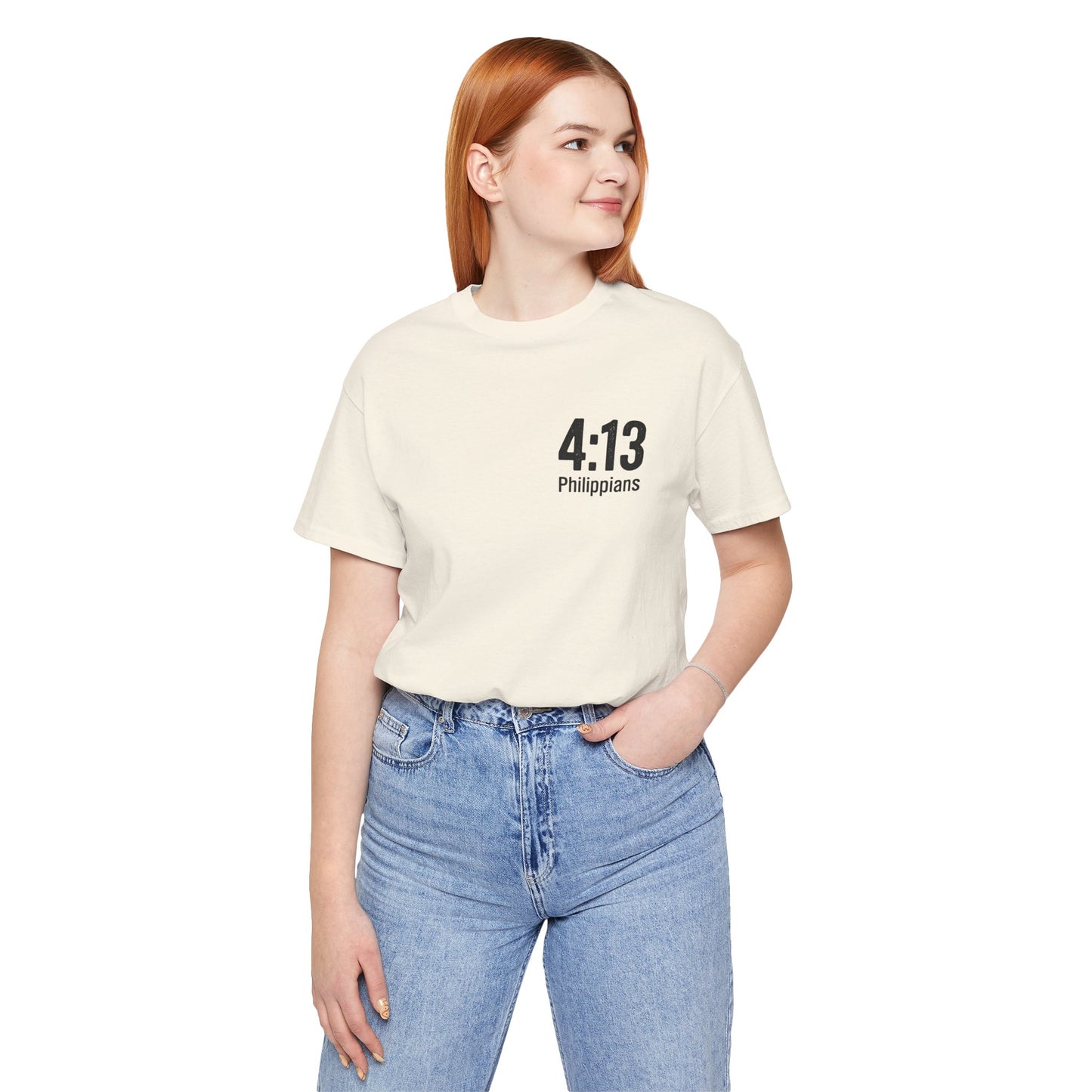 Philippians 4:13 - Unisex Short Sleeve Graphic Tee (Bella Canvas) - Size: XS-5XL