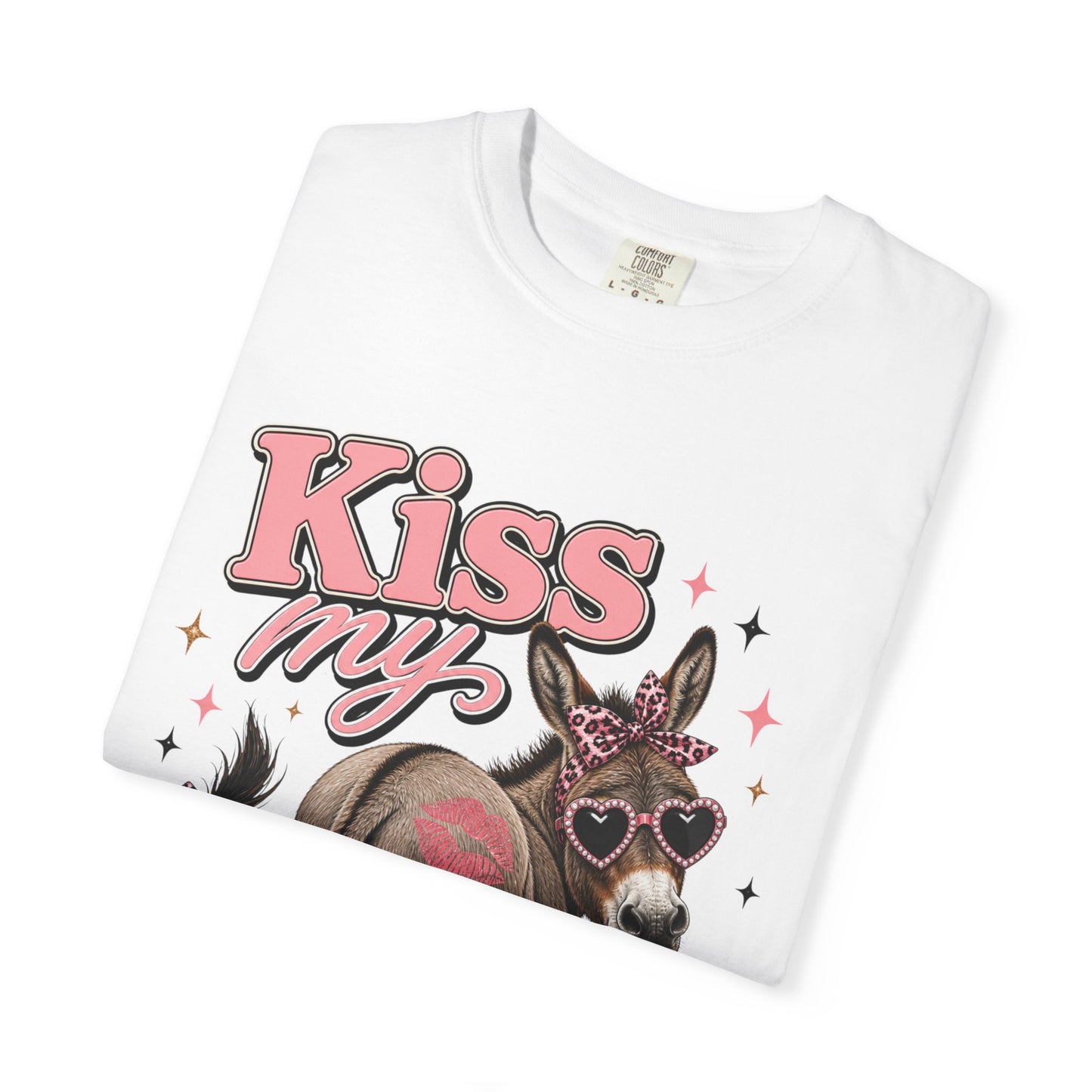 Kiss My Donkey T‑Shirt — Retro Sassy Graphic Tee - Size: S-4XL