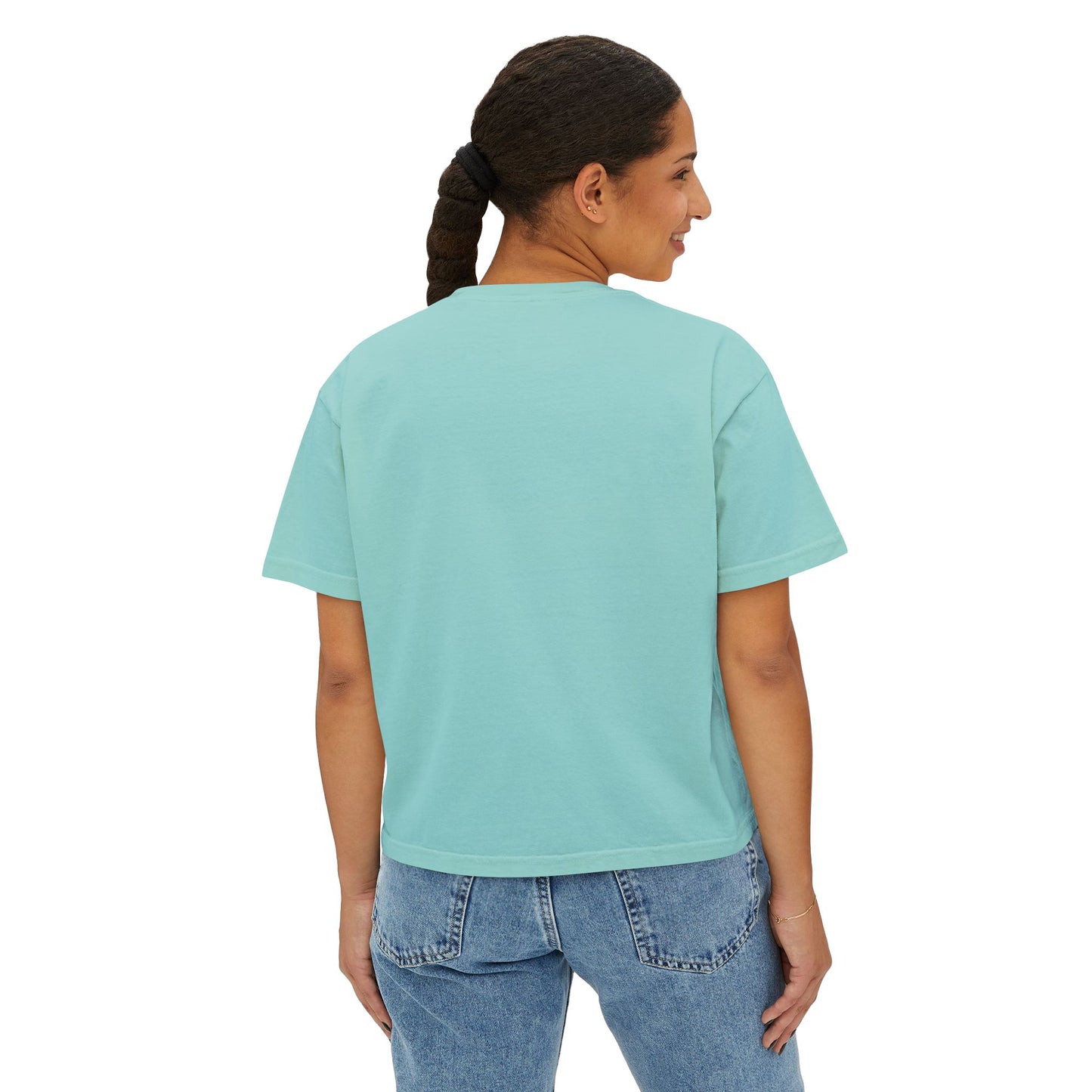 Mommy Mom Mamacita Boxy Graphic Tee (Comfort Colors) - Size: S-2XL, Cute Mom T-Shirt, Casual Summer Top
