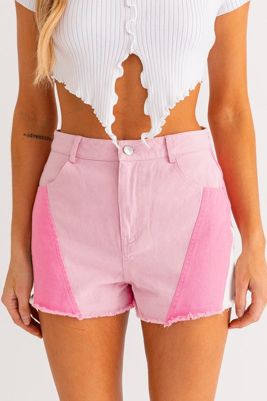 Le Lis - Color Blocked Shorts