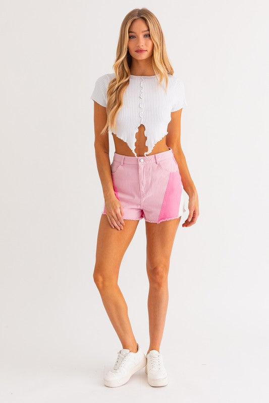 Le Lis - Color Blocked Shorts