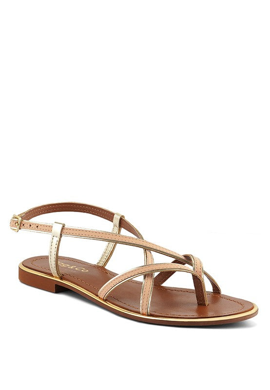 Rag & Co - Pheobe Strappy Flat Sandals