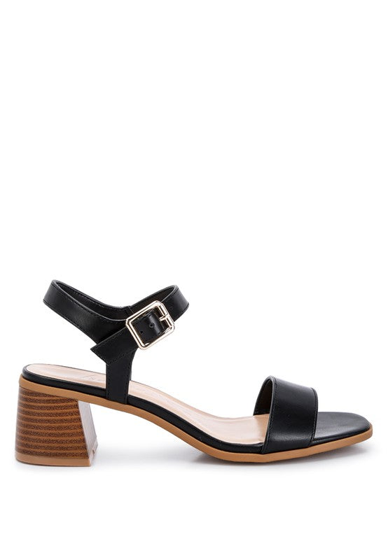 London Rag - Varya Stacked Heel Sandals