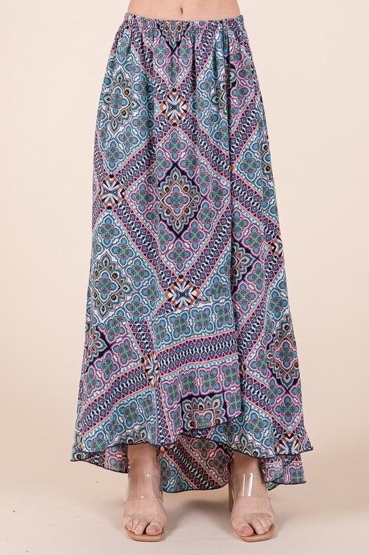 OFC - Tribal Print Skirt Set