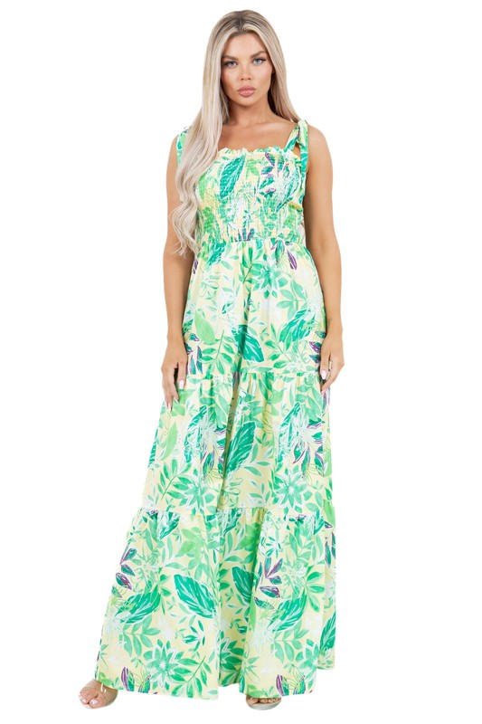 By Claude - Vivid Floral Maxi Dress