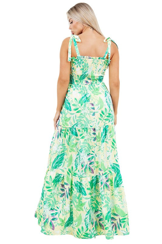 By Claude - Vivid Floral Maxi Dress