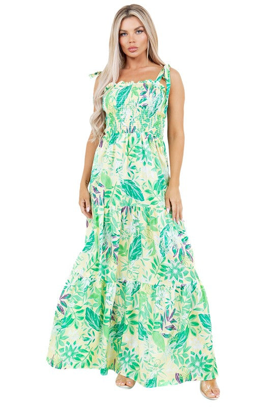 By Claude - Vivid Floral Maxi Dress