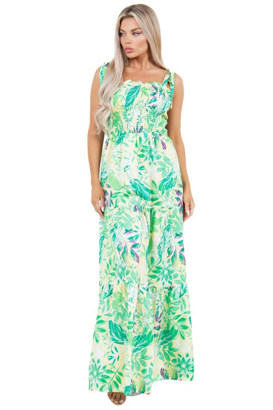 By Claude - Vivid Floral Maxi Dress