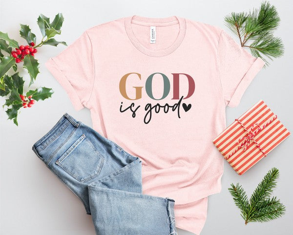 God is Good - Graphic Tee (Bella Canvas) - Size: XS-XL