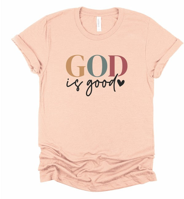 God is Good - Graphic Tee (Bella Canvas) - Size: XS-XL