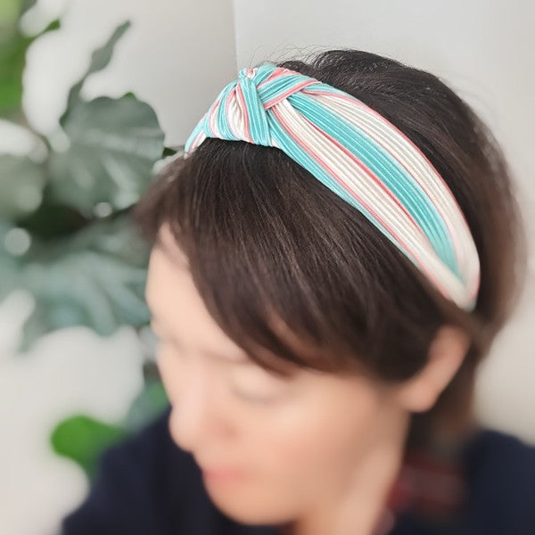 Spring Colorful Pleats Headband