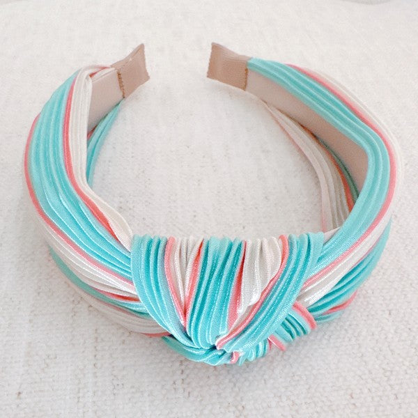 Spring Colorful Pleats Headband