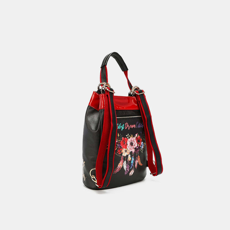 Nicole Lee USA - Multifunctional Bucket Bag Backpack