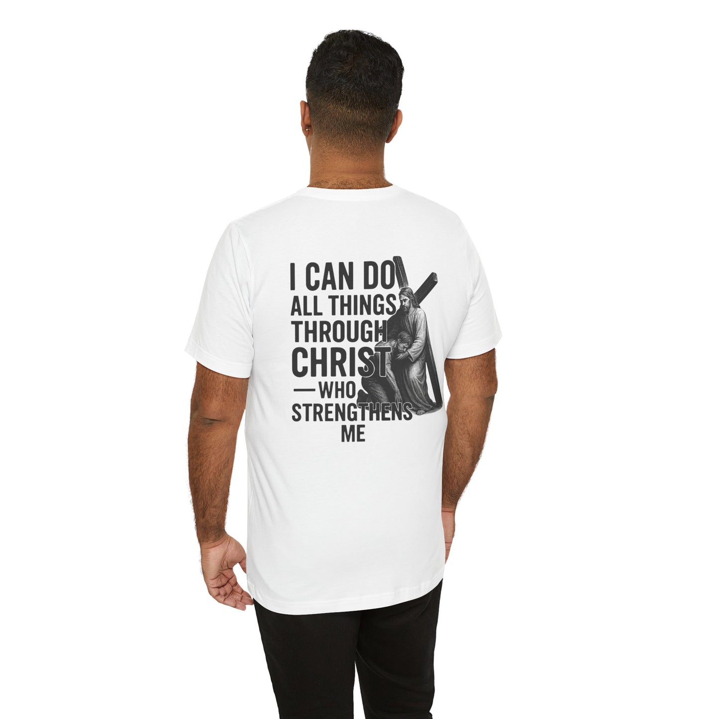 Philippians 4:13 - Unisex Short Sleeve Graphic Tee (Bella Canvas) - Size: XS-5XL