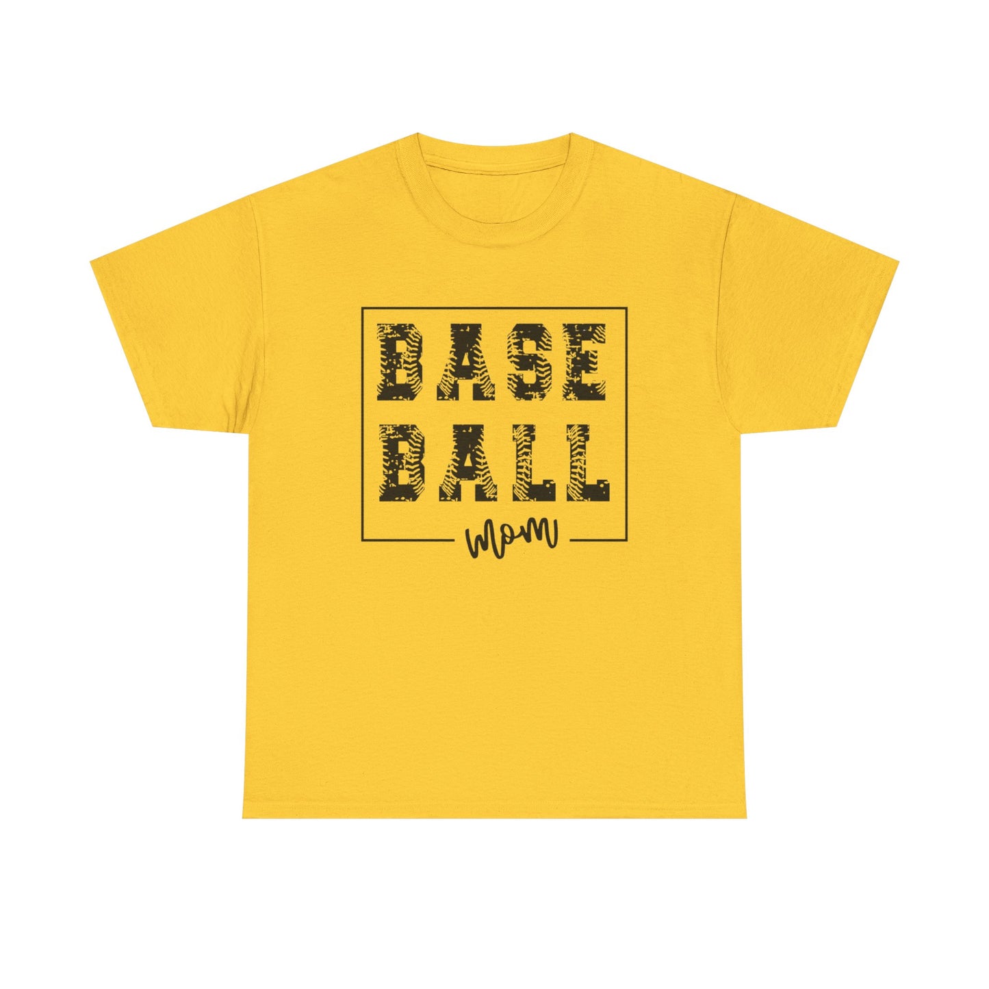 Baseball Mom - Unisex Heavy Cotton Graphic Tee (Gildan) - Size: S-5XL