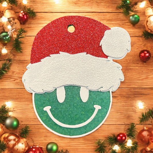 Santa Smiley - Freshie - Christmas Collection