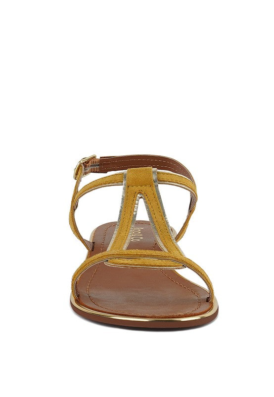 Rag & Co - Feodora Flat Slip On Sandals