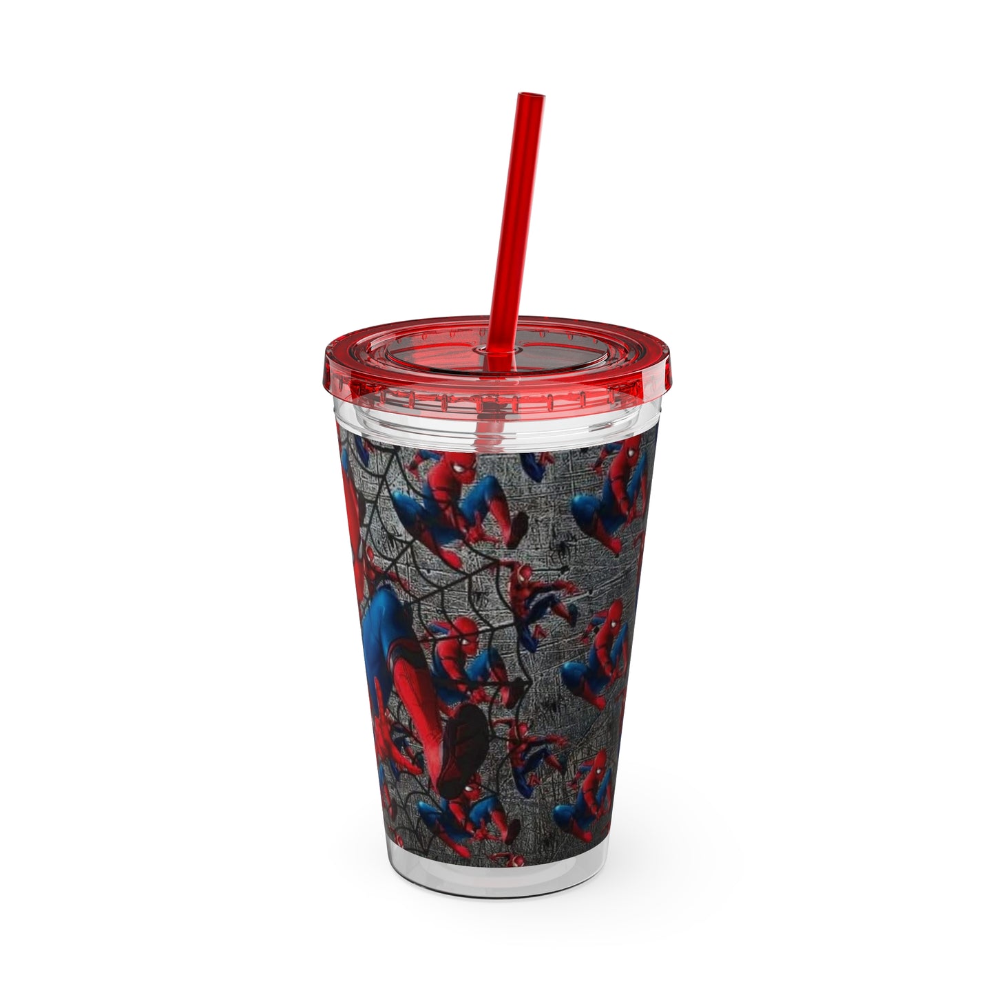 Spiderman Sunsplash Tumbler with Straw, 16oz