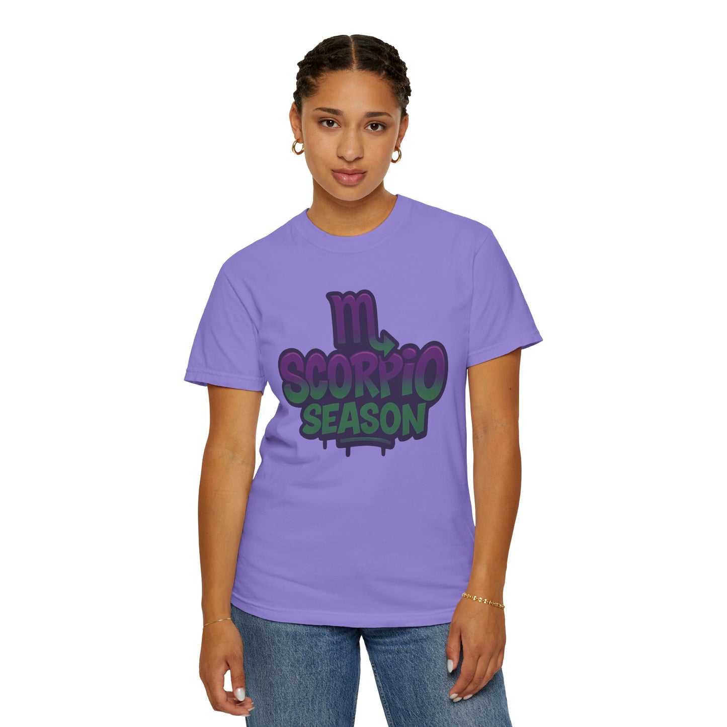 Scorpio Season Graphic T-shirt, Unisex Tee, Zodiac Shirt, Astrology Apparel, Gift for Scorpio, Horoscope Fashion