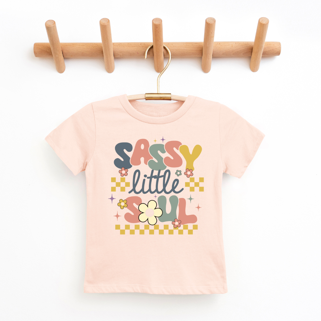 "Sassy Little Soul" - Youth & Toddler Tee - Size: 2T-YXL