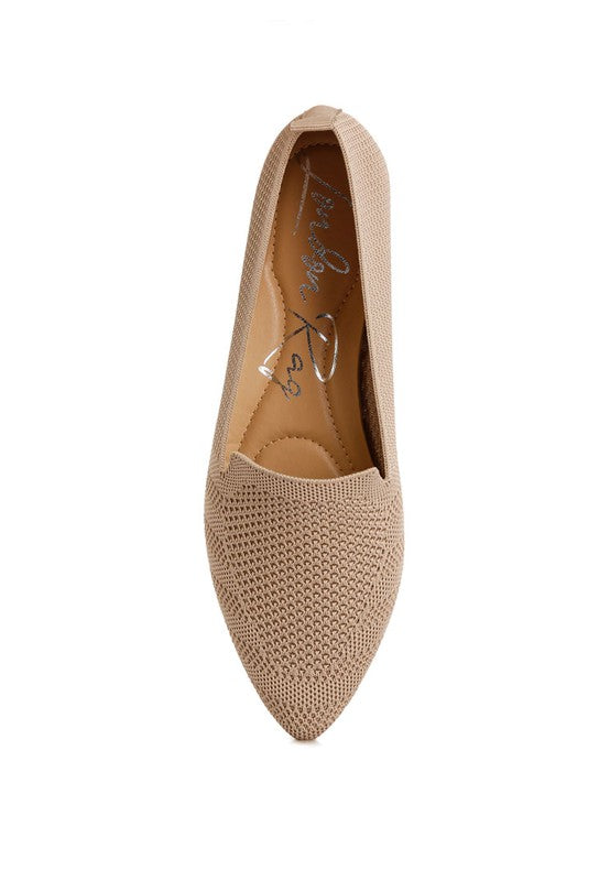 London Rag - Akili Knit Textile Solid Flats