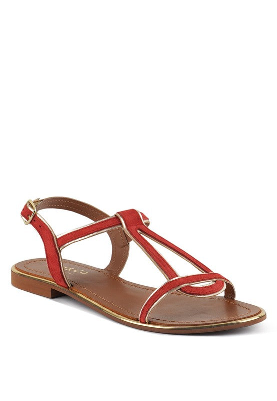 Rag & Co - Feodora Flat Slip On Sandals