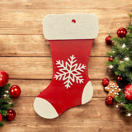 Snowflake Stocking Freshie - Christmas Collection