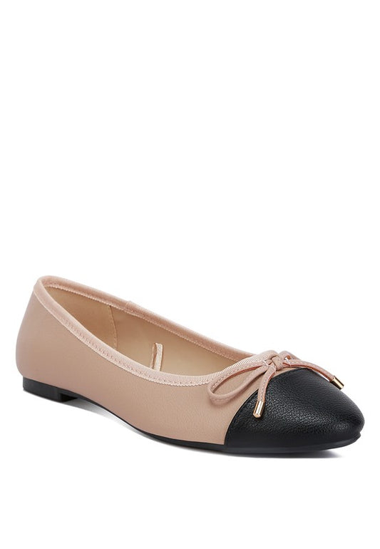 London Rag - Minato Two Tone Ballet Flats