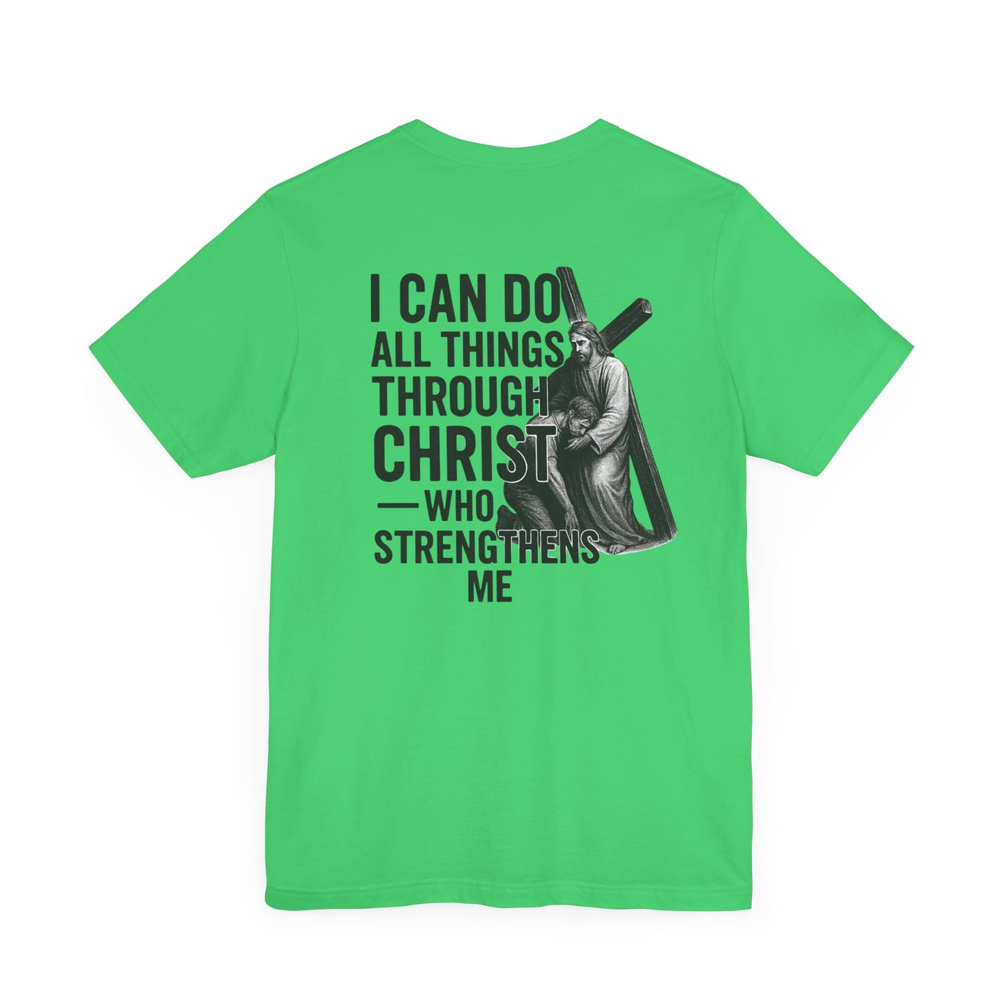 Philippians 4:13 - Unisex Short Sleeve Graphic Tee (Bella Canvas) - Size: XS-5XL