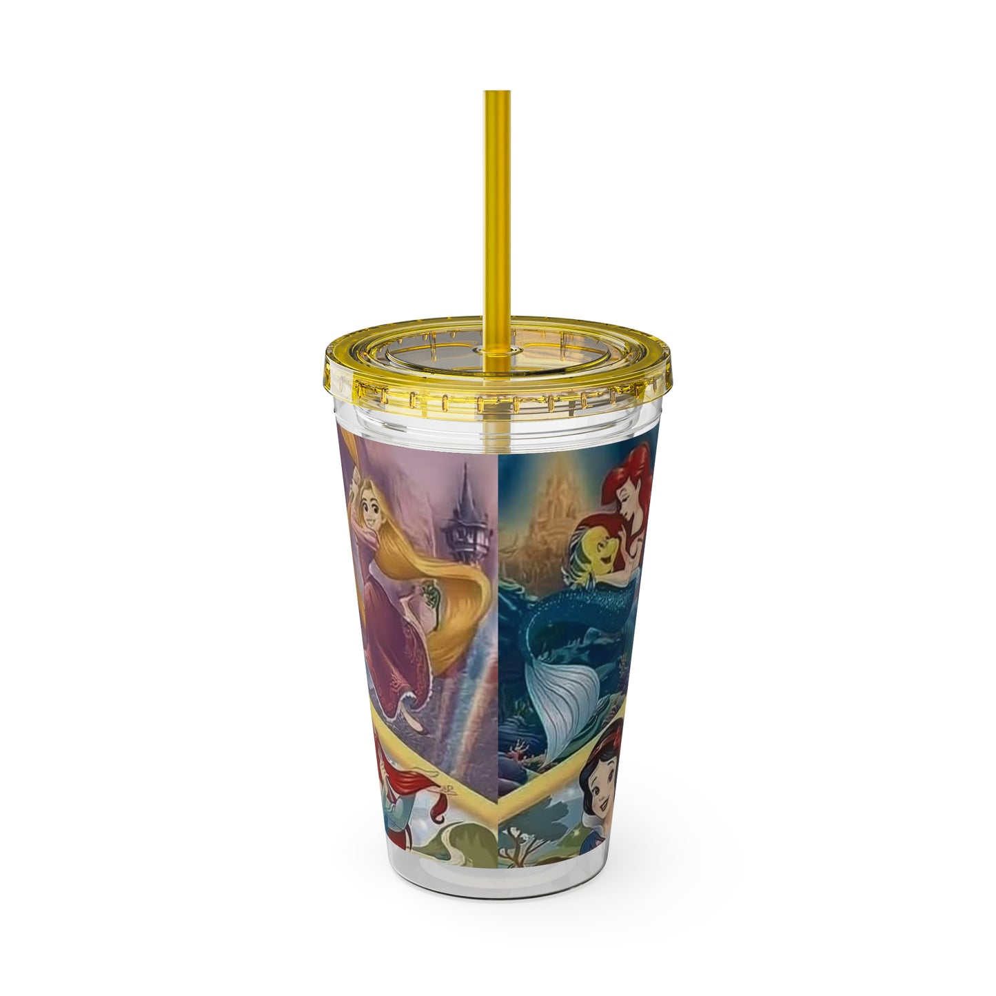 Kids Princess Sunsplash Tumbler with Straw, 16oz