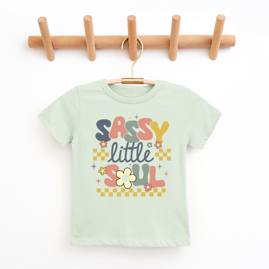 "Sassy Little Soul" - Youth & Toddler Tee - Size: 2T-YXL