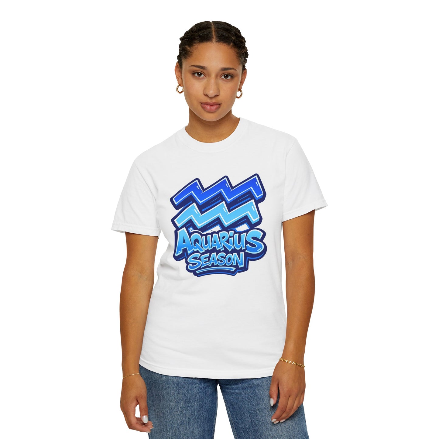 Aquarius Season T-Shirt - Zodiac Graphic Tee - Size: S-4XL