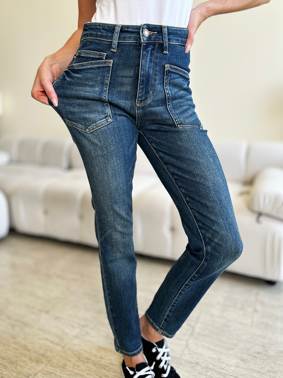 Judy Blue - High Waist Skinny Jeans - Size: 0-24W