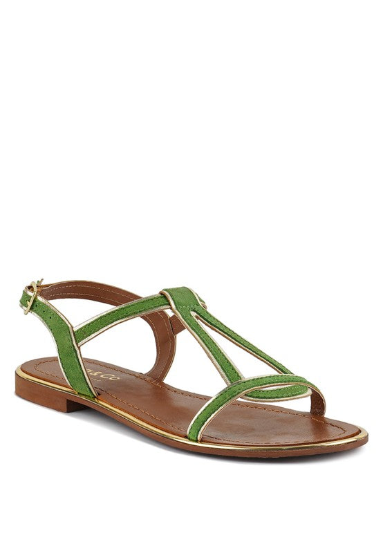 Rag & Co - Feodora Flat Slip On Sandals