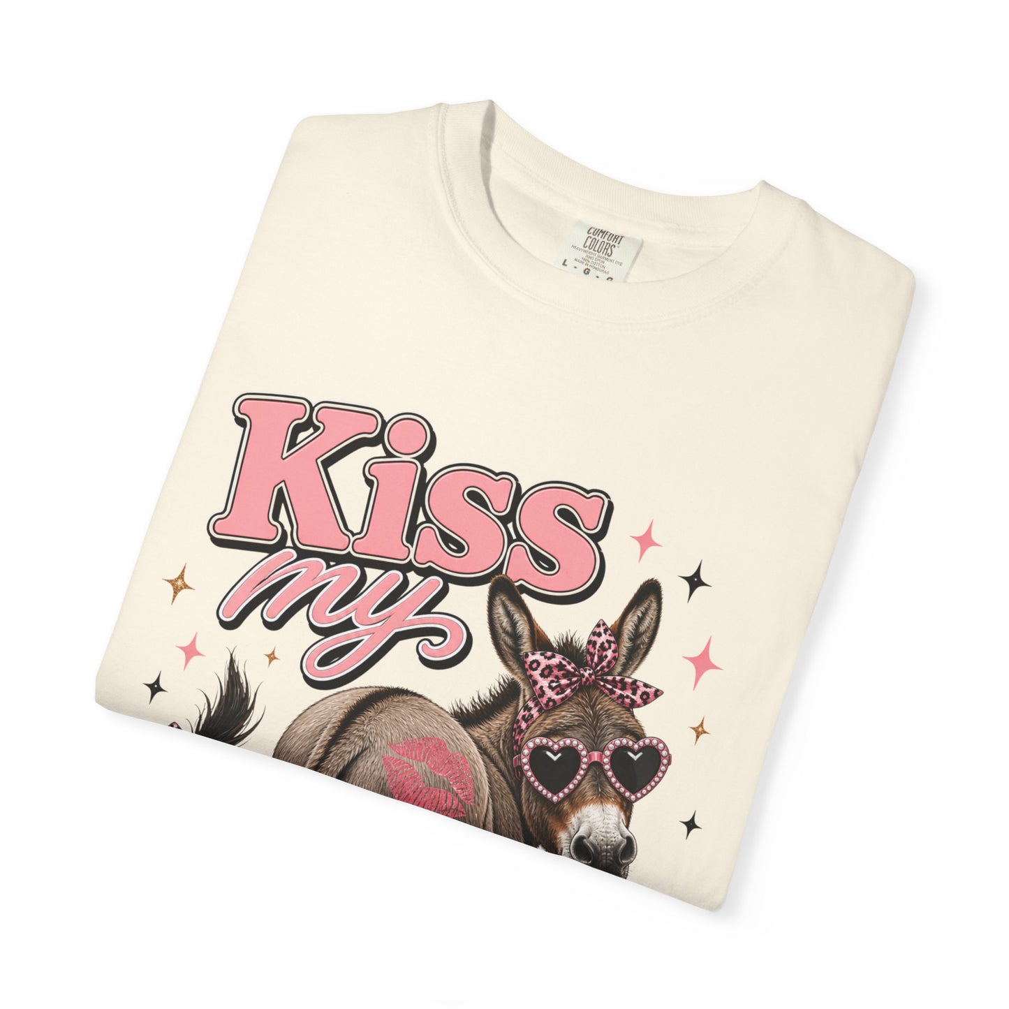 Kiss My Donkey T‑Shirt — Retro Sassy Graphic Tee - Size: S-4XL