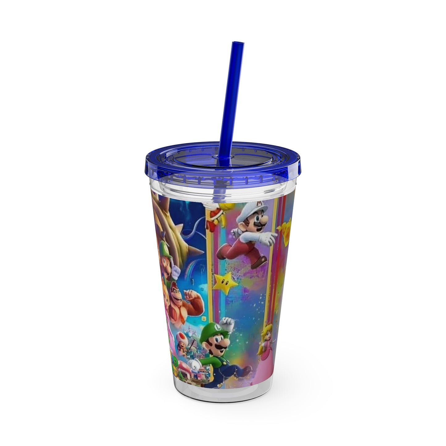 Kids Mario Sunsplash Tumbler with Straw, 16oz