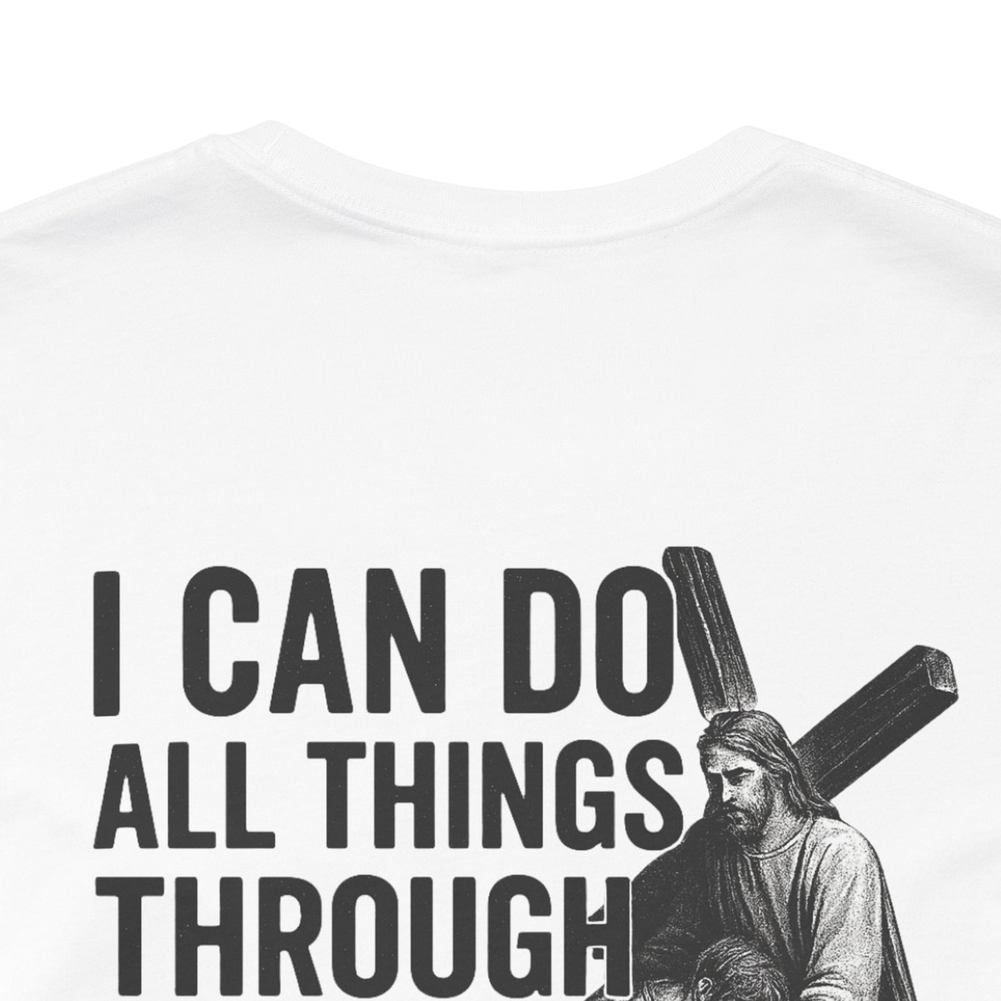Philippians 4:13 - Unisex Short Sleeve Graphic Tee (Bella Canvas) - Size: XS-5XL