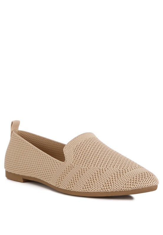 London Rag - Akili Knit Textile Solid Flats