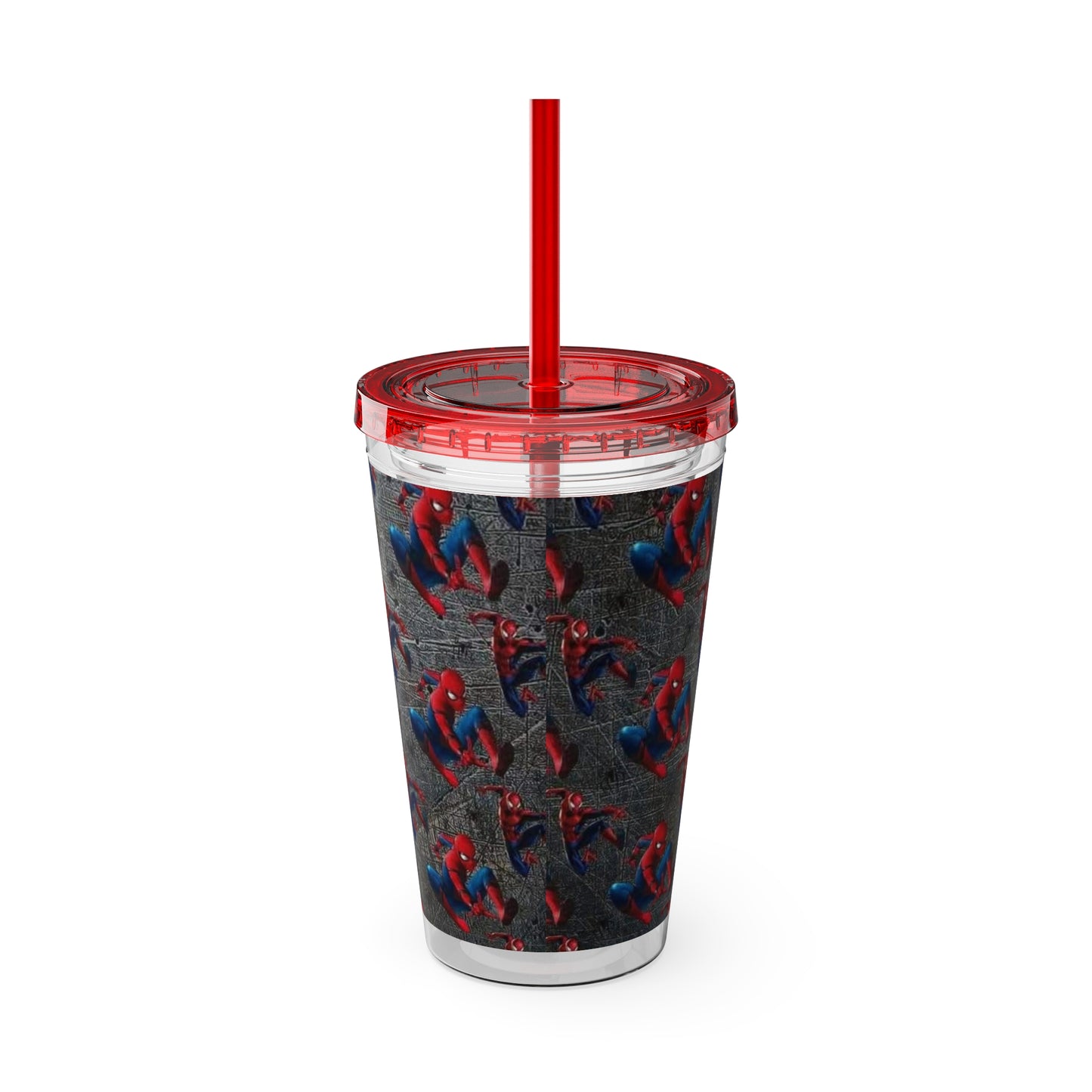 Spiderman Sunsplash Tumbler with Straw, 16oz