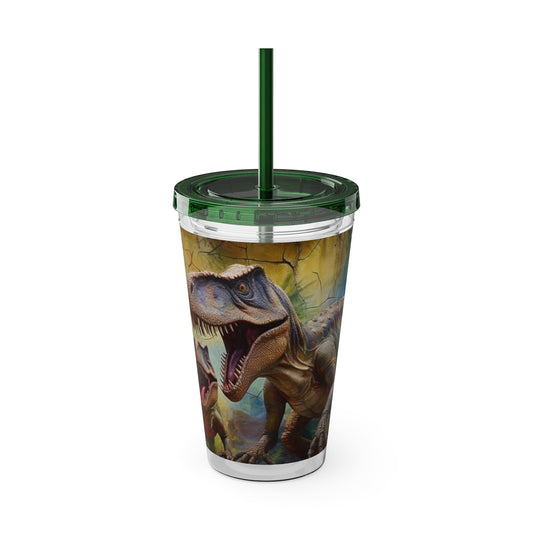 Kids Dinosaur Sunsplash Tumbler with Straw, 16oz