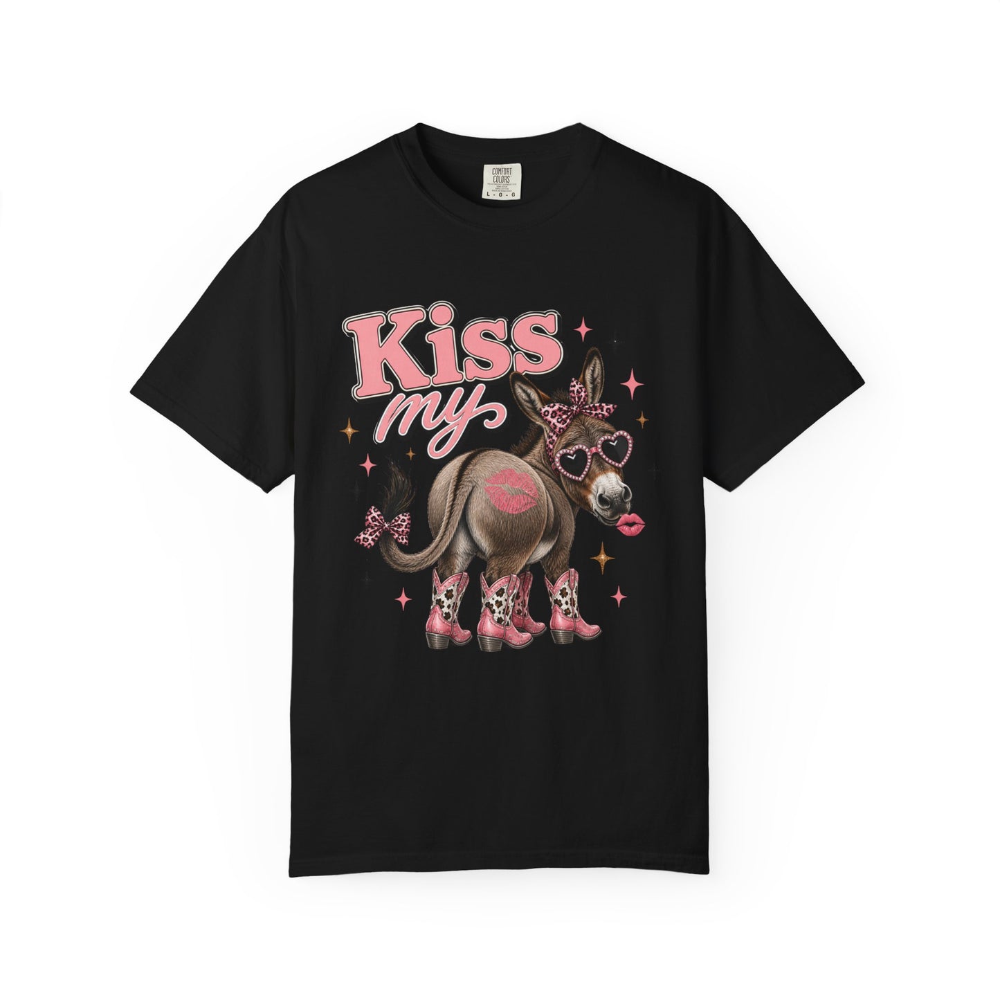 Kiss My Donkey T‑Shirt — Retro Sassy Graphic Tee - Size: S-4XL