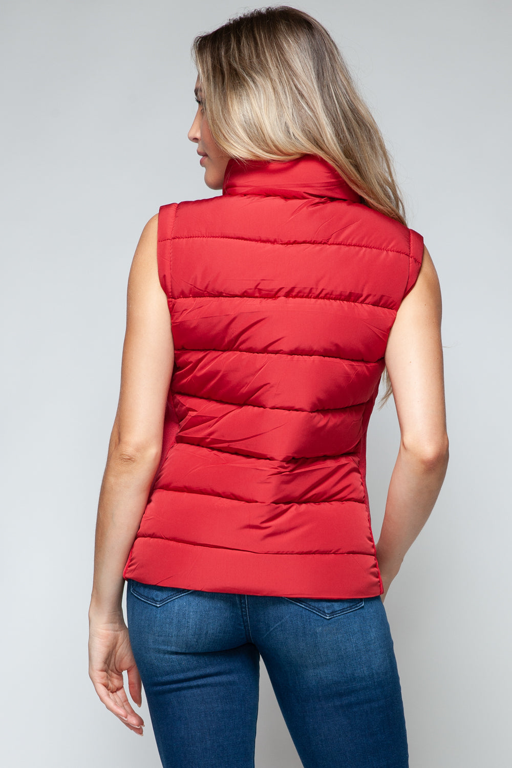 Snobbish - Zip Up Turtleneck Vest with Pockets