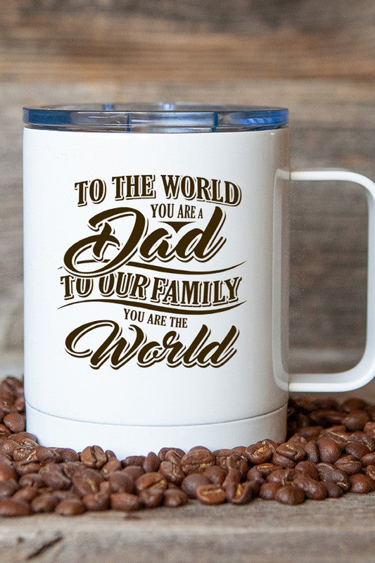 "To Our Family You Are The World" Travel Mug