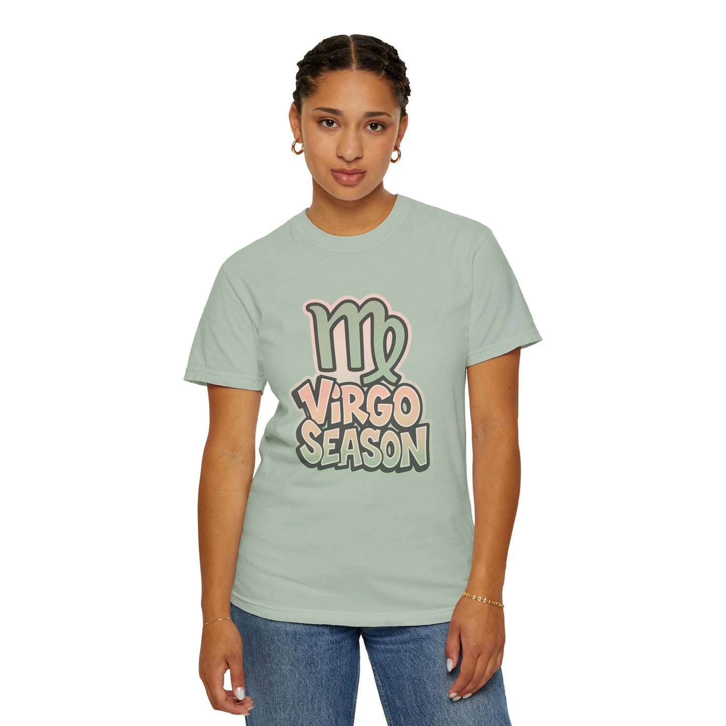 Virgo Season - Unisex Garment-Dyed Graphic T-Shirt (Comfort Colors) - Size: S-4XL