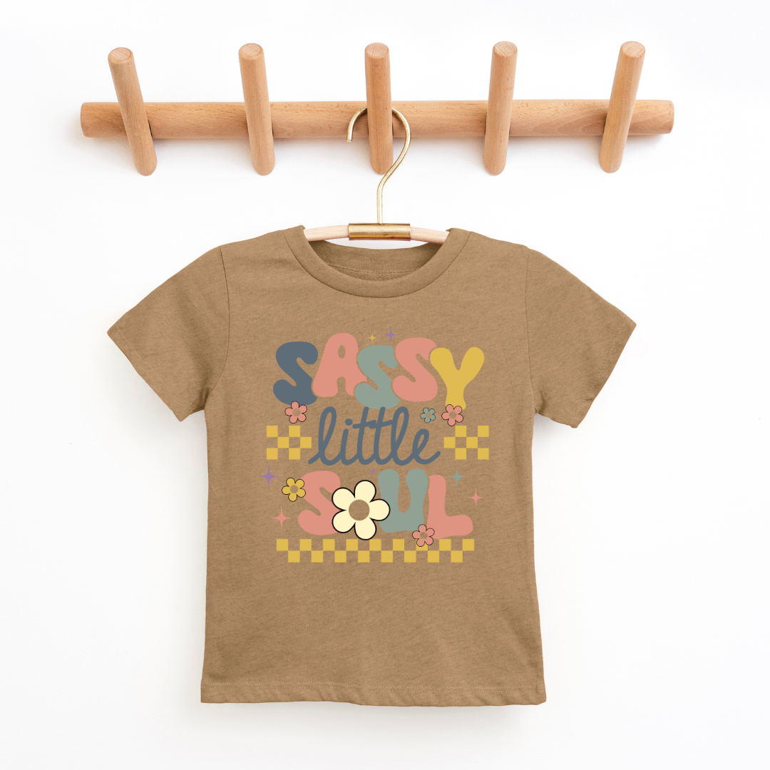 "Sassy Little Soul" - Youth & Toddler Tee - Size: 2T-YXL