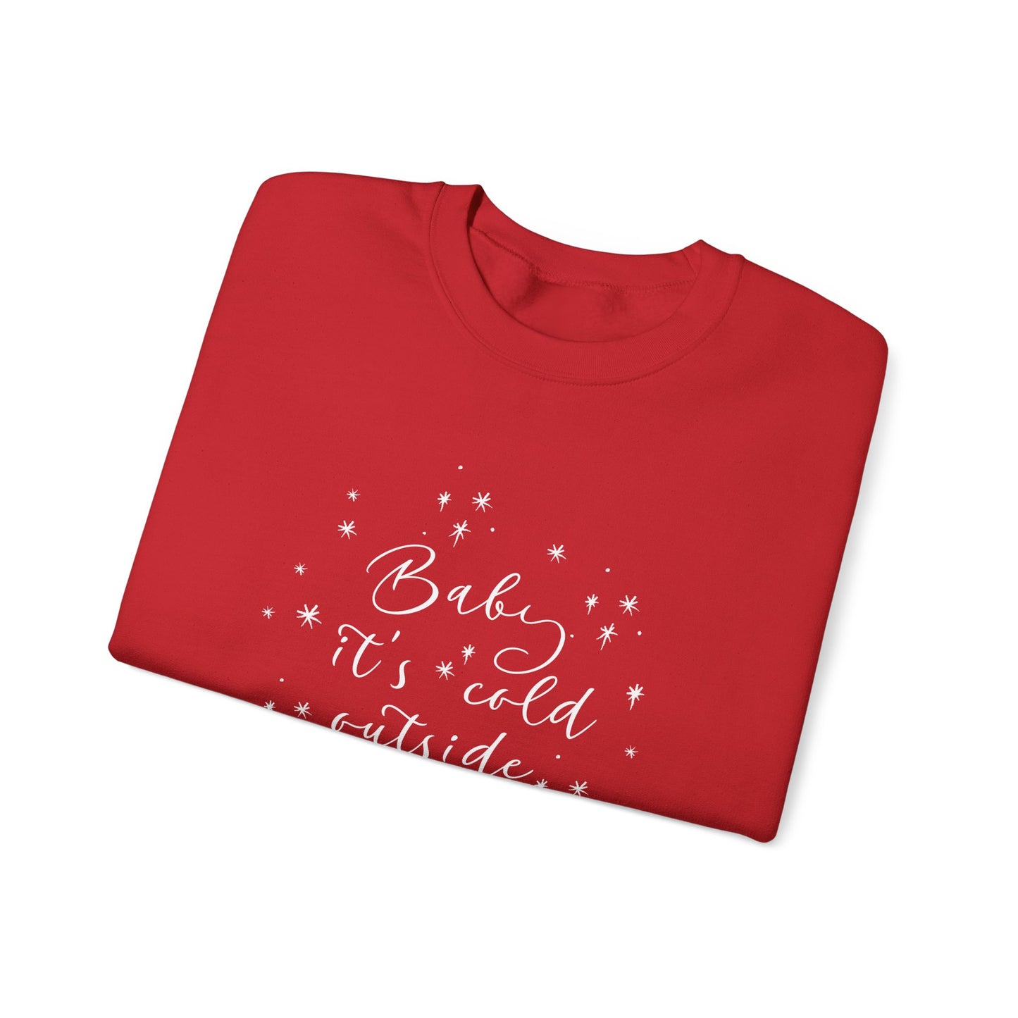 Baby It's Cold Outside - Unisex Heavy Blend™ Crewneck Sweatshirt - Size: S-5XL - Christmas Collection