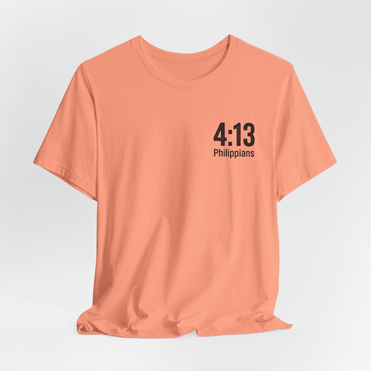 Philippians 4:13 - Unisex Short Sleeve Graphic Tee (Bella Canvas) - Size: XS-5XL